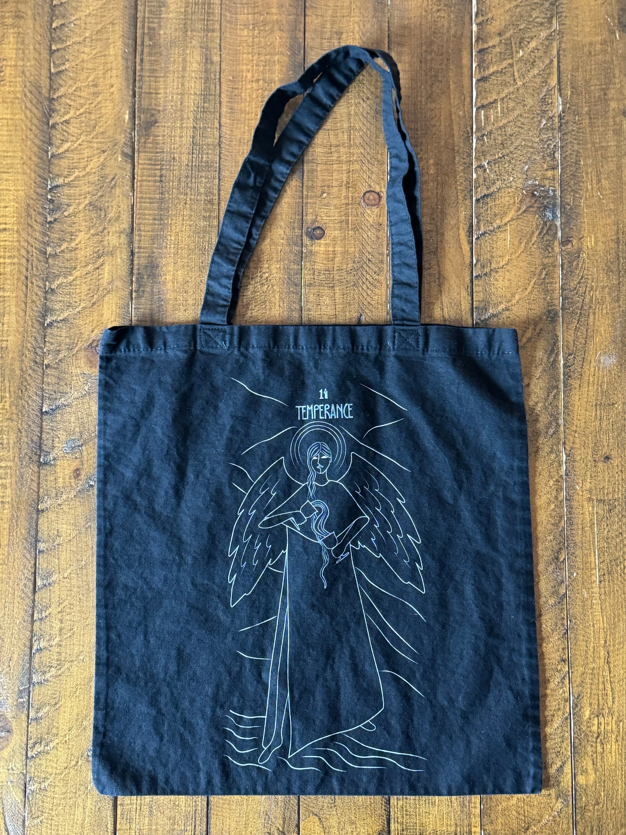 Temperance Tote - Black Cotton